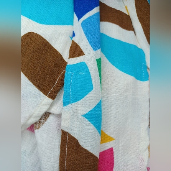 Tabitha Multicolor Leaf Pattern Tunic - Picture 12 of 15